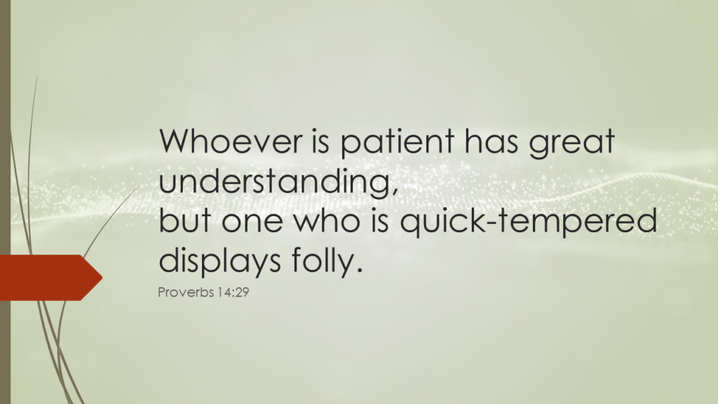 bible verses about patience