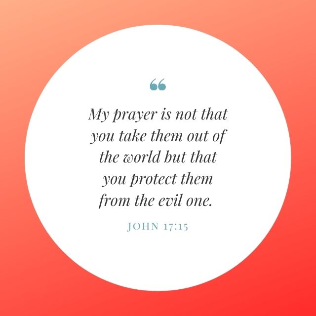 Quote from John 17:15