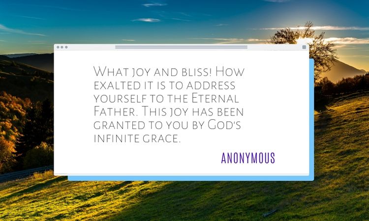 Quotes About Being Happy and Infinite Grace